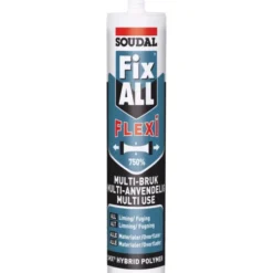 Soudal Fix All fleksibel lim/fugemasse 290 ml, sort