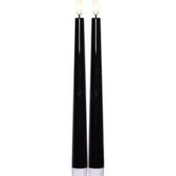 Star Trading Candy LED kronelys, batteri, 26 cm, 2-pak