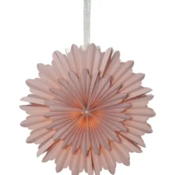 Star Trading Crystal julestjerne med lys, 50 cm, lyserød
