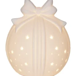 Star Trading Rozy julekugle med lys, 14 cm