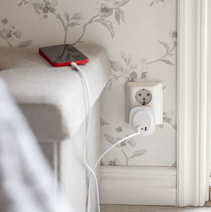 Star Trading vågelampe med sensor & USB A & C