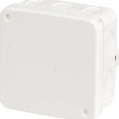 5 stk ABB AP75 forgreningsdåse, 75x75x38 mm, hvid