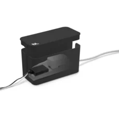 12 stk Bluelounge Cablebox kabelskjuler, lille, sort