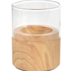 10 stk Duni Neat lysestage, lyst træ
