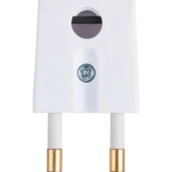 10 stk E-Line flad stikprop, hvid
