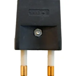 5 stk E-Line flad stikprop, sort
