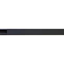 24 stk E-line minikanal m/ tape 2 meter sort, 17x15 mm