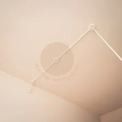 10 stk Evit ledningsholder, hvid