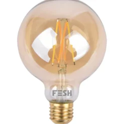 6 stk Fesh Smart E27 globepære, 2200-5500K, 5,5W, Ø12,5 cm