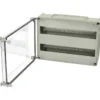 2 stk Fibox DIN-Skinnekasse, 2x19 moduler, 38x28x13 cm