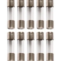 10 stk Finsikring, 5x20 mm, flink, 0,5A