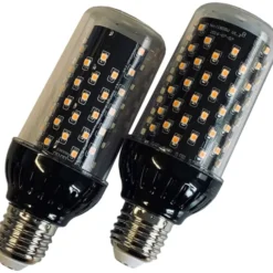 10 stk Firelamp E27 flammepære, 2700K, 3W