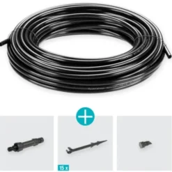 4 stk Gardena micro-drip planterækkesæt 15 m2