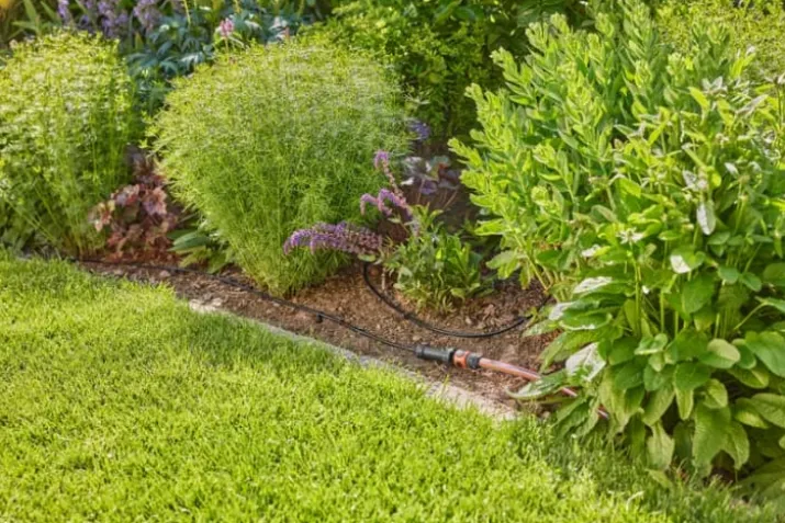 4 stk Gardena micro-drip planterækkesæt 15 m2
