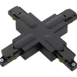 5 stk Global 1F X-stykke, sort