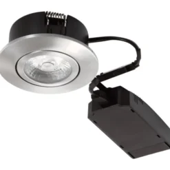 10 stk GN "Diospot 30" LED spot V.2, børstet stål, 2700K