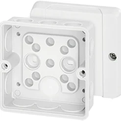 5 stk Hensel DE9321 membrandåse, 88x88 mm, hvid