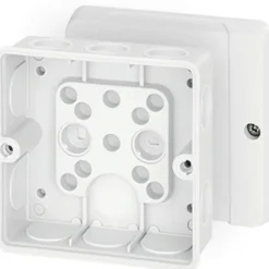 5 stk Hensel DE9341 membrandåse 98x98 mm, hvid