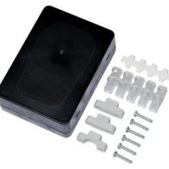 15 stk JA-US 90-01 samledåse, 92x65x28 mm, sort