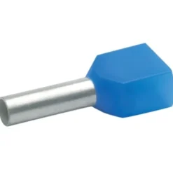 100 stk Klauke isoleret dobbelt terminalrør, kobber, 2 x 2,5 mm², 21,5 mm