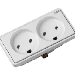10 stk LK EDB stikkontakt 2 modul