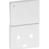10 stk LK Fuga afdækningsæt for stikkontakt med jord og LED lampe, 1½ modul, hvid