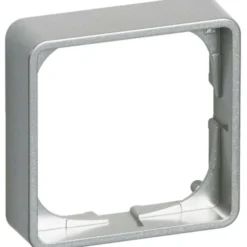 10 stk LK Fuga Baseline 50 høj ramme 14 mm 1 modul, stålmetallic