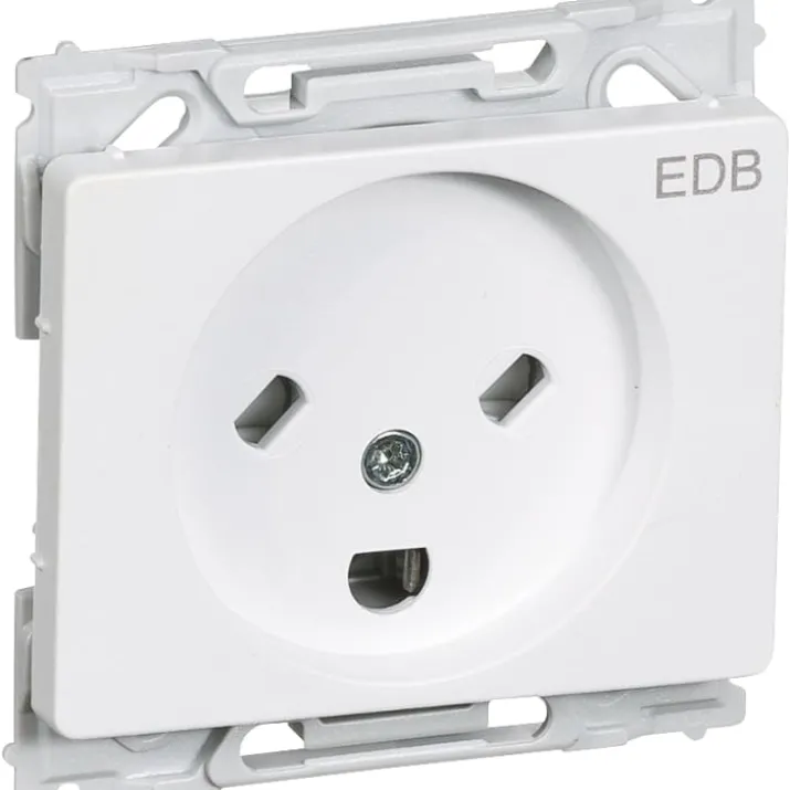 10 stk LK Opus 66 EDB Stikkontakt m/jord