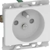 10 stk LK Opus 66 stikkontakt med pindjord, 1 modul, hvid