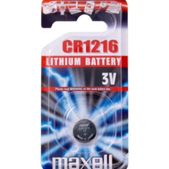 10 stk Maxell CR1216 batterier, 1 stk.
