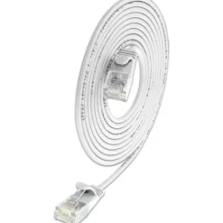 10 stk Net-com patchkabler U/UTP kat.6 0,15 meter, Ø2,8 mm, hvid
