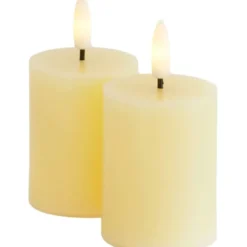 10 stk Sirius Sille LED bloklys, batteri, gul