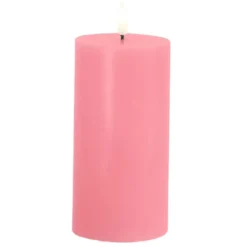 6 stk Sirius Sille LED bloklys, batteri, rosa