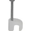 100 stk Tillex kabelclips 3-5/16 mm, natur