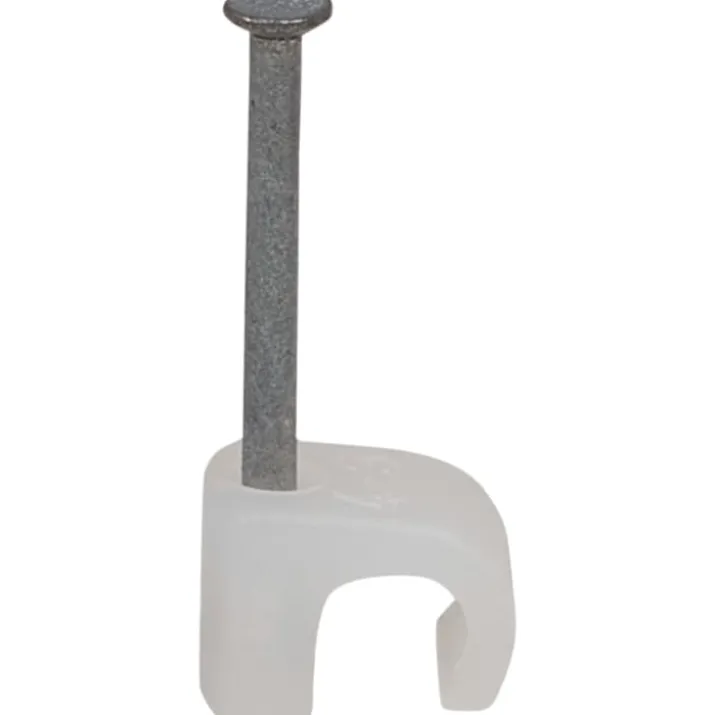 100 stk Tillex kabelclips 4-6/20 mm, natur