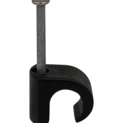 100 stk Tillex kabelclips 7-10/25 mm, sort