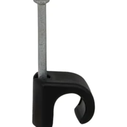 100 stk Tillex kabelclips 8-12/30 mm, sort