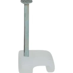 100 stk Tillex kabelclips 2x4/16 mm, natur