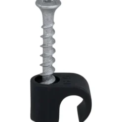 100 stk Tillex skrueclips rund, TX20, 10-14/33 mm, sort