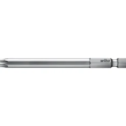 5 stk Wiha torx10H bit med hul, 90mm