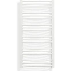 Svedbergs Bas håndklædetørrer, kombi, 50x100 cm, mat hvid