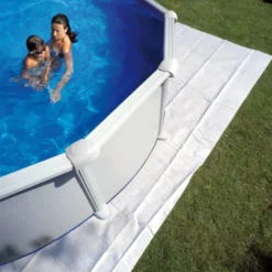 Swim & Fun bunddækken til pool, Ø550 cm