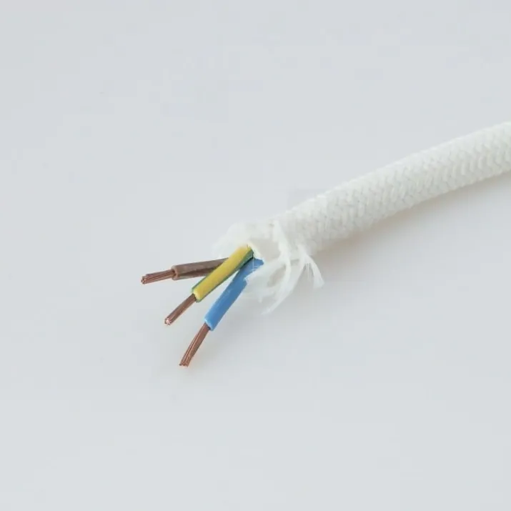 TBI stofledning, 3G0,75 mm², hvid, metervare