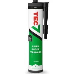 TEC7 fugemasse, 310 ml, sort