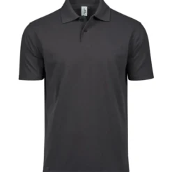 Tee Jays Power poloshirt, mørkegrå, str. S