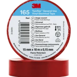 TEMFLEX 165 15MM X 10M RØD