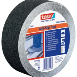 Tesa skridsikker tape, sort, 50 mm, 15 meter