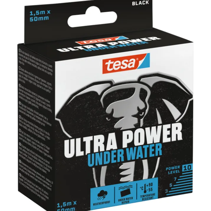 Tesa Ultra power under water reparationstape, 50 mm, 1,5 meter