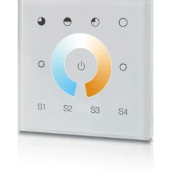 The Light Group DT8 Touch vægpanel, dali dæmp