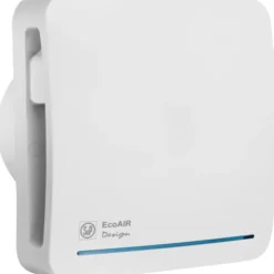 Thermex Ecoair badventilator, fugtstyring, timer, Ø100 mm, hvid